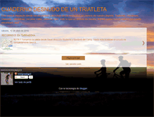 Tablet Screenshot of cuadernodesnudodeuntriatleta.blogspot.com