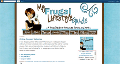 Desktop Screenshot of my-frugal-lifestyle-guide.blogspot.com