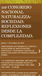 Mobile Screenshot of congresonaturalezasociedad.blogspot.com