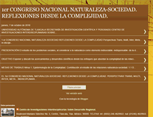 Tablet Screenshot of congresonaturalezasociedad.blogspot.com