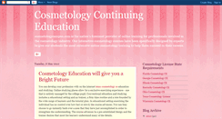 Desktop Screenshot of cosmetology-ce.blogspot.com