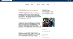 Desktop Screenshot of latinamerikagrupperna.blogspot.com