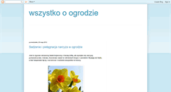 Desktop Screenshot of pasjeogrodow.blogspot.com