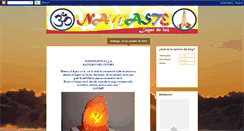 Desktop Screenshot of namastelugardeluz.blogspot.com