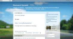 Desktop Screenshot of niemandspreekt.blogspot.com