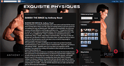 Desktop Screenshot of exquisitephysiques.blogspot.com