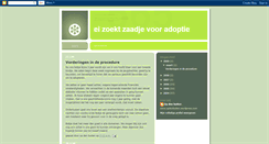 Desktop Screenshot of eizoektzaadje.blogspot.com