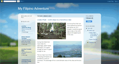 Desktop Screenshot of myfilipinoadventure.blogspot.com