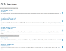 Tablet Screenshot of ciriloinsurance.blogspot.com