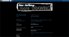 Desktop Screenshot of lesstalkingmoredrawing.blogspot.com