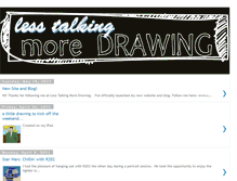 Tablet Screenshot of lesstalkingmoredrawing.blogspot.com