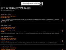 Tablet Screenshot of offgrid-survival.blogspot.com