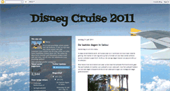 Desktop Screenshot of disneycruisen2011.blogspot.com