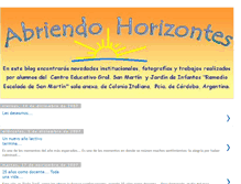 Tablet Screenshot of abriendo-horizontes.blogspot.com