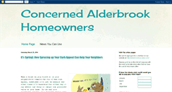 Desktop Screenshot of alderbrook-hoa.blogspot.com
