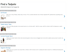 Tablet Screenshot of findatadpole.blogspot.com