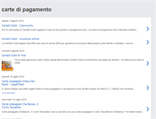 Tablet Screenshot of carte-elottroniche-pagamento.blogspot.com