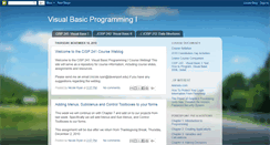 Desktop Screenshot of cisp241.blogspot.com