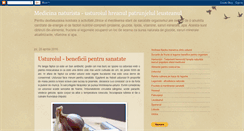 Desktop Screenshot of medicina-naturista-vindeca.blogspot.com