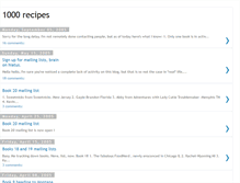 Tablet Screenshot of 1000recipes.blogspot.com