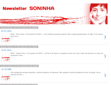 Tablet Screenshot of newsletterdasoninha.blogspot.com