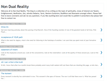 Tablet Screenshot of nondualreality.blogspot.com