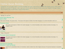 Tablet Screenshot of onlinequranreaciting.blogspot.com