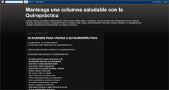 Desktop Screenshot of camillasquiropracticas.blogspot.com