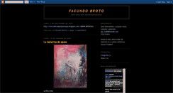 Desktop Screenshot of brotofacundo.blogspot.com