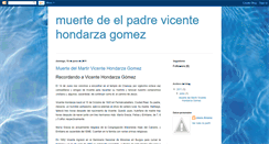 Desktop Screenshot of muertedeelpadrevicentehondarzagomez.blogspot.com