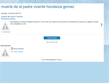 Tablet Screenshot of muertedeelpadrevicentehondarzagomez.blogspot.com