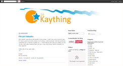 Desktop Screenshot of kaything.blogspot.com