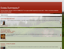 Tablet Screenshot of existadumnezeu.blogspot.com