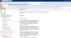 Desktop Screenshot of eslfeedback.blogspot.com