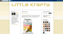 Desktop Screenshot of littlekrafty.blogspot.com