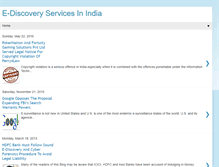 Tablet Screenshot of ediscoveryservicesinindia.blogspot.com