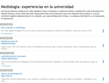 Tablet Screenshot of lamediologia.blogspot.com