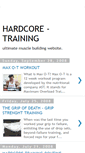 Mobile Screenshot of hardcore-training.blogspot.com