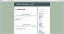 Desktop Screenshot of lustgirls.blogspot.com