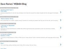 Tablet Screenshot of daverainesblog.blogspot.com