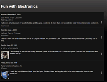 Tablet Screenshot of funwithelectronics.blogspot.com