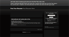 Desktop Screenshot of call-center-jobs-in-lucknow.blogspot.com