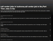 Tablet Screenshot of call-center-jobs-in-lucknow.blogspot.com