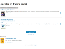 Tablet Screenshot of magistertrabajosocial.blogspot.com