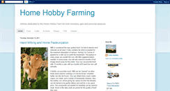 Desktop Screenshot of homehobbyfarming.blogspot.com