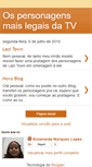 Mobile Screenshot of personagensdatv.blogspot.com