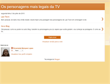 Tablet Screenshot of personagensdatv.blogspot.com