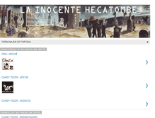 Tablet Screenshot of lainocentehecatombe.blogspot.com