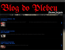 Tablet Screenshot of blogdoplebeu.blogspot.com