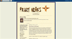 Desktop Screenshot of friarynotes.blogspot.com